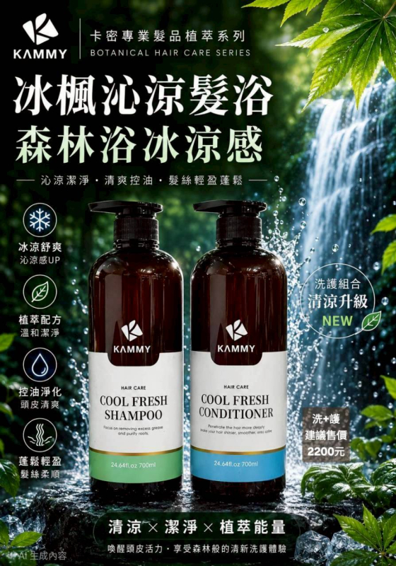 清勁酷涼護髪素